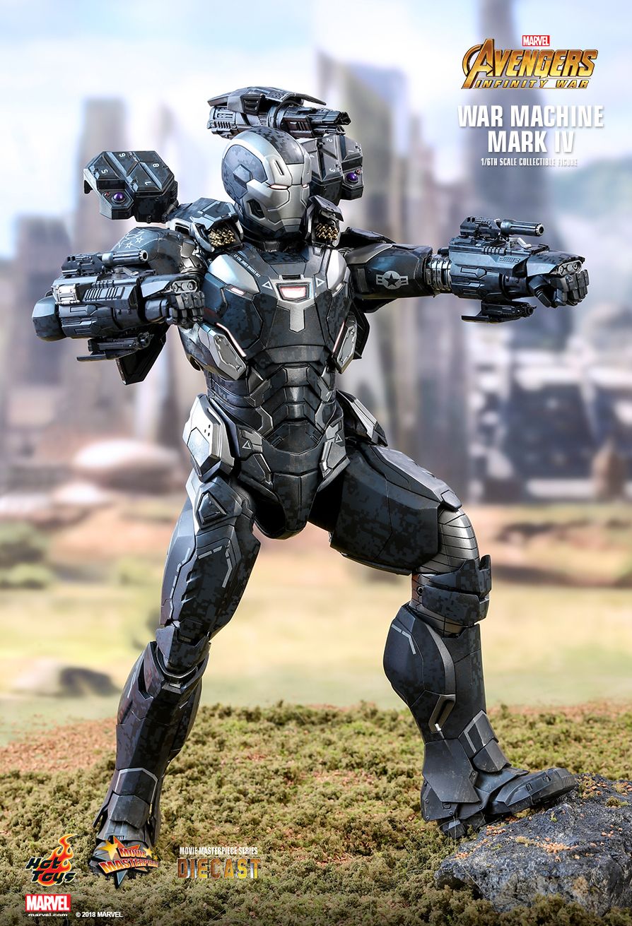 War Machine Mark IV  DIECAST - Avengers: Infinity War - Movie Masterpiece Series Sixth Scale Figure by Hot Toys